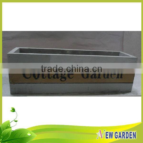 Fashionable Customzied Barrel Shape Wooden Different Types Flower Pots