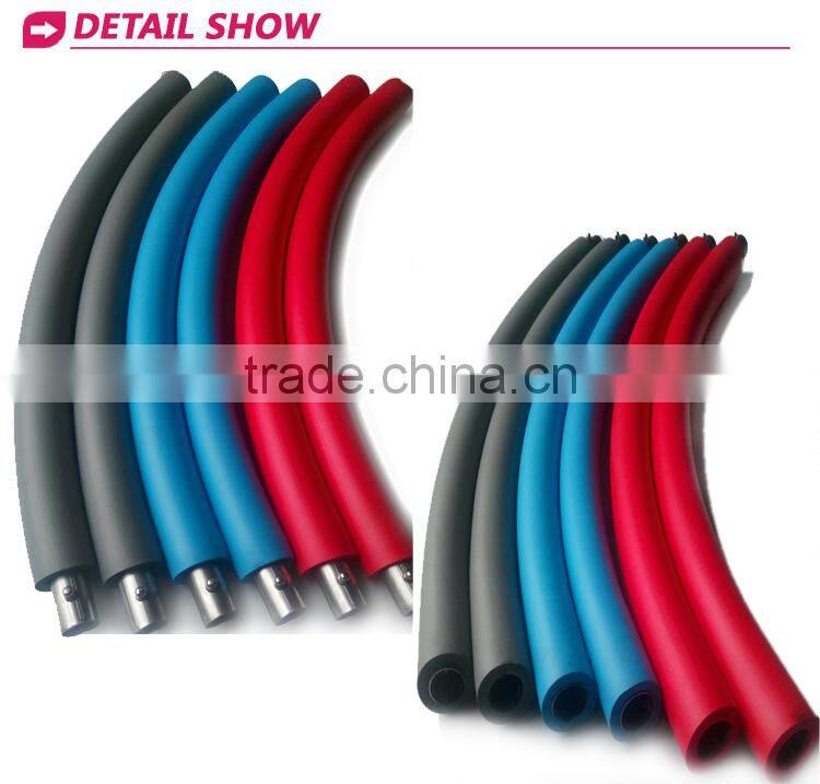 Body Building Products Fitness Equipment Foldable Fashion Hulahoops with foam Strip 450222