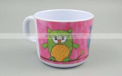 Cute Design Melamine Milk Coffee Juice Cup Mug for Children