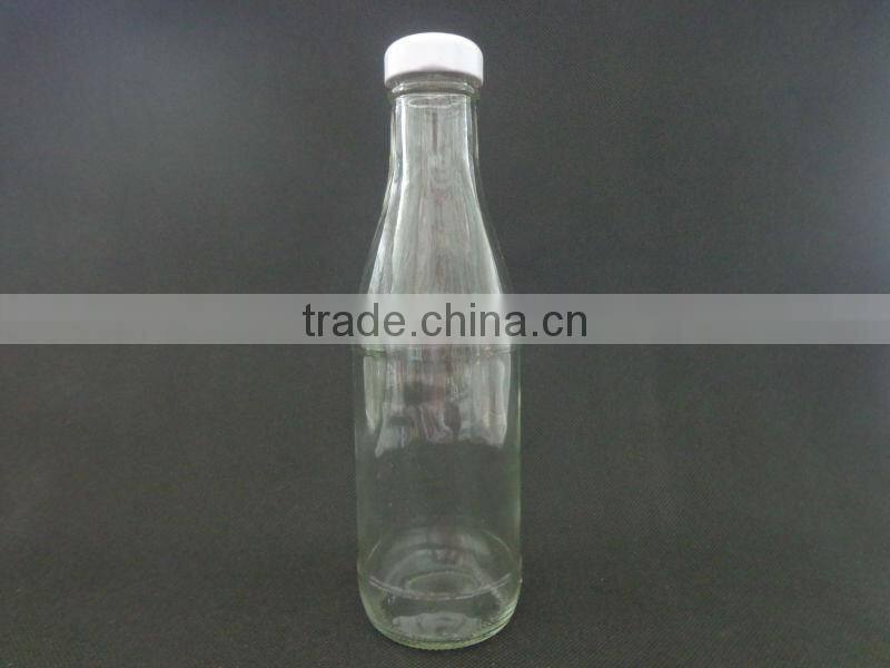 clear tomato jam glass bottle
