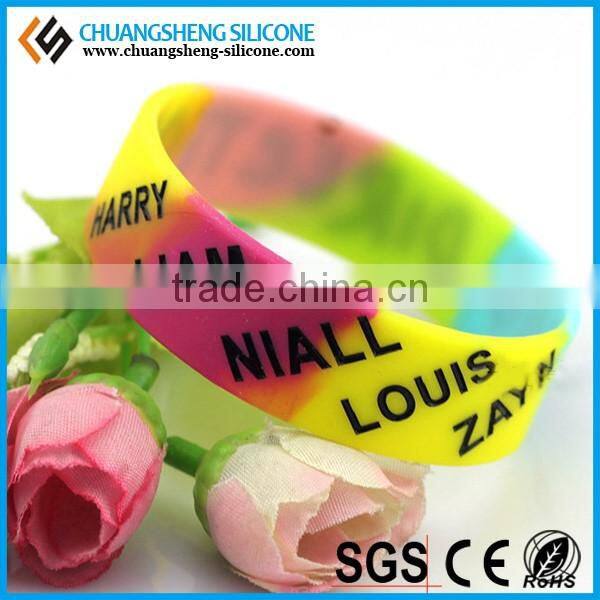 Summer popular silicone bracelet, promotional wristband