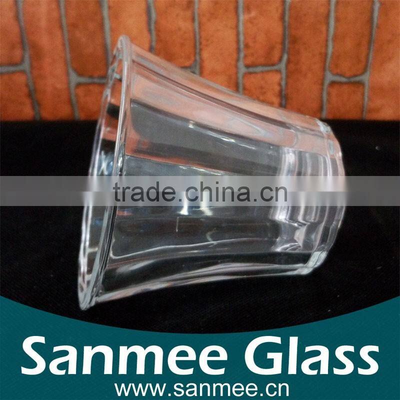 Small Flower Shaped Clear Glass Lampshade