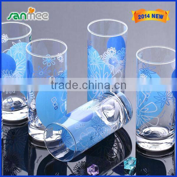 Mini And Clear Flowers Drinking Glass Cup