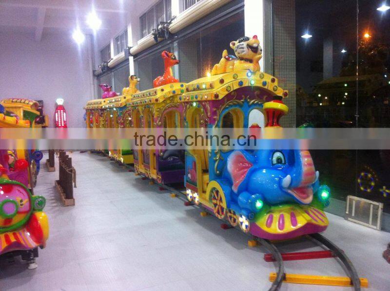 2015 amusement park supplies best-selling kids electric amusement train rides