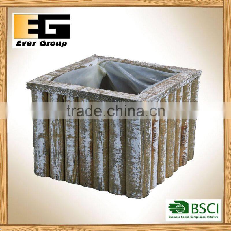 Home Decration Indoor Wooden Carts for Flower