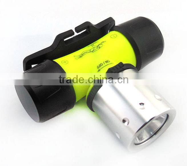 waterproof T6 diving headlamp light 10w LED headlights diving flashlight charging