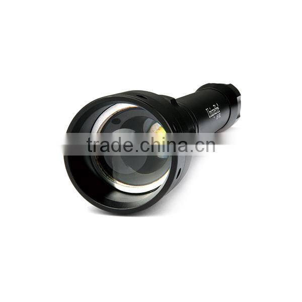 Uniquefire 2x 18650 battery 38mm zoom lens 850nm ir flashlight uf1502