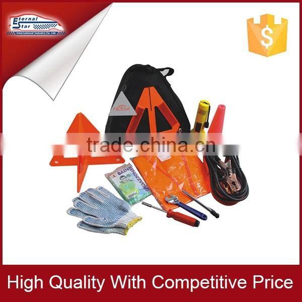 Vehicle triangle emergency kit