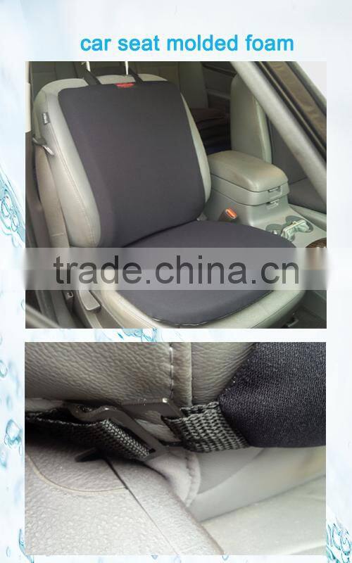 MEMORY FOAM CAR SEAT CUSHION BLACK & GRAY car seat molded foam