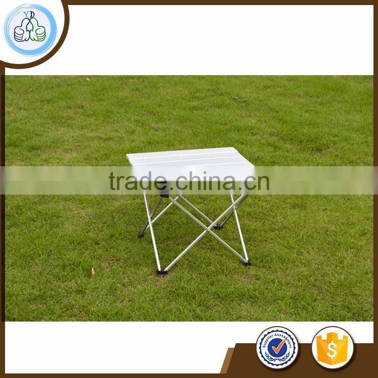 2016 New outdoor folding desk premium camping aluminum folding table