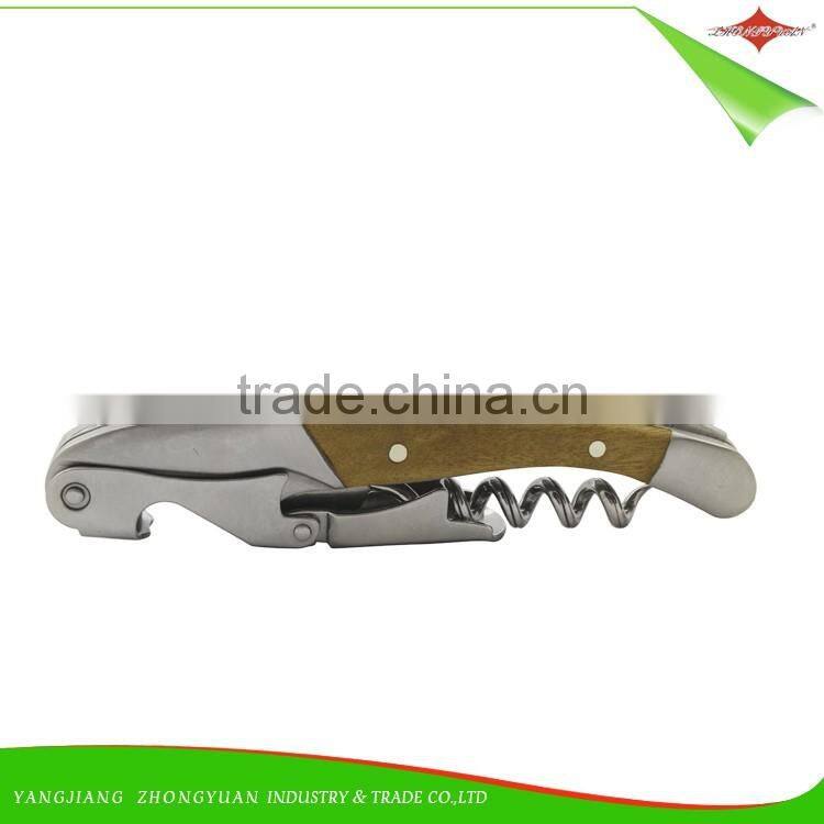 ZY-K1066 custom good quality wine bottle opener Waiter's Corkscrew by factory