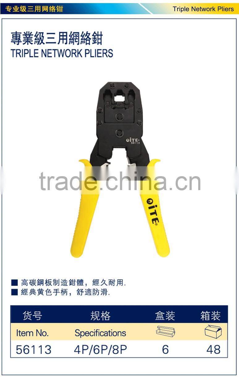 Network pliers Network Crimp plier for triper