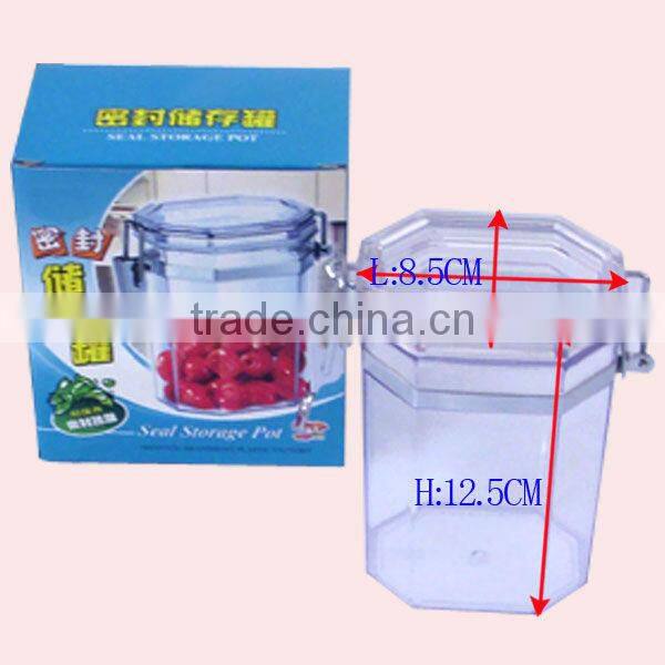 430ml Small Octagon type Plastic Airtight Container