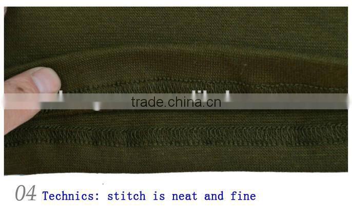 95%cotton, 5%lycra men's short sleeve plain combat shirt