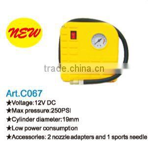 Portable Air Compressor & Tire Inflator for Car, Motorcycle, Bicycle, Balls and Air Cushion Inflation