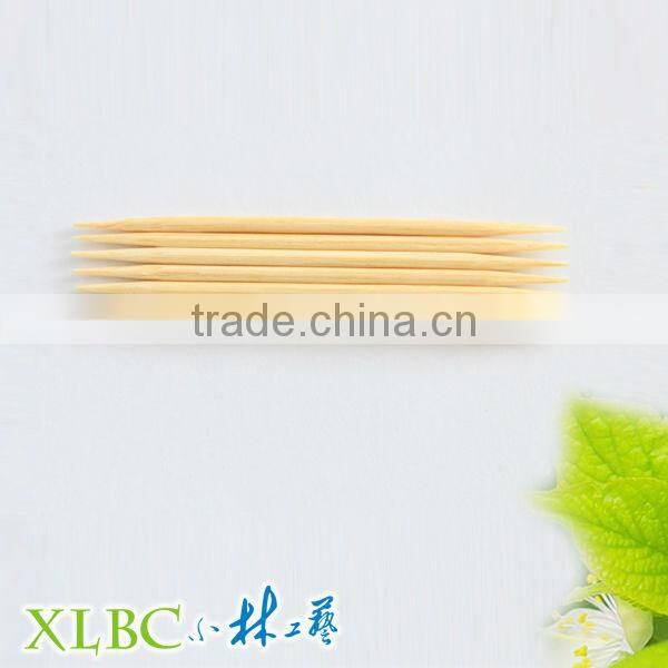 6.5cm*1.8mm C little round Jar bamboo two point toothpick