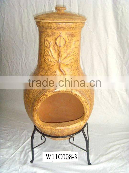 CLAY STOVE CHIMNEY POT