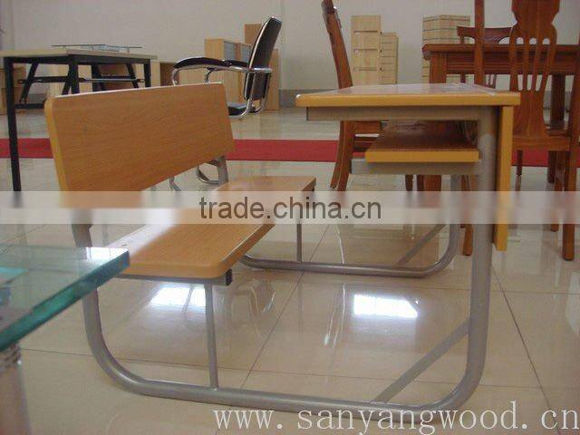 School desk and chair
