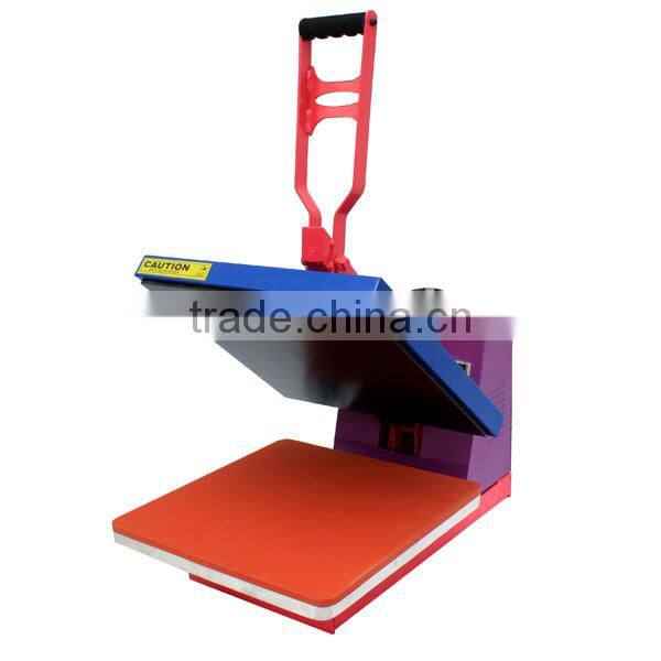 Hot sale small size manual heat press sublimation transfer machine