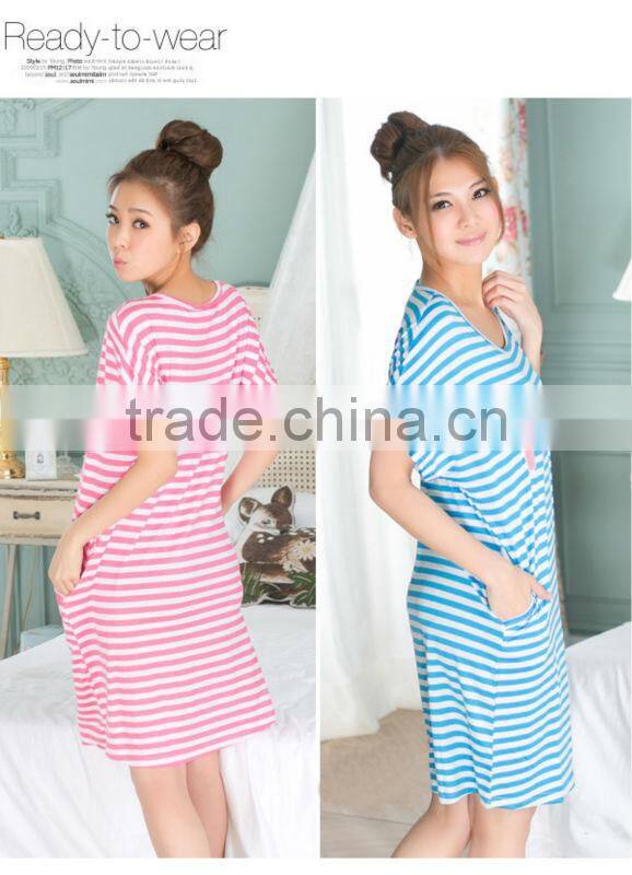summer cotton nigntgown women sleepwear/women pajamas