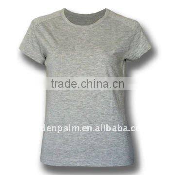 100% cotton lady's strip t shirt