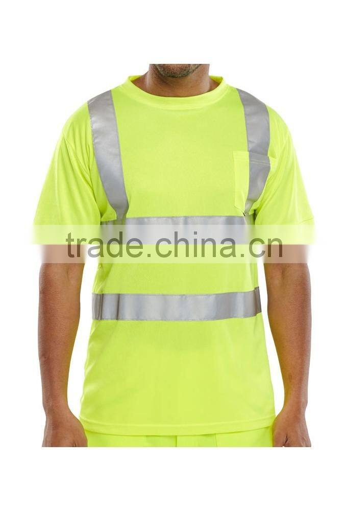 hi vis polo shirt short sleeve polo shirt reflective t-shirt