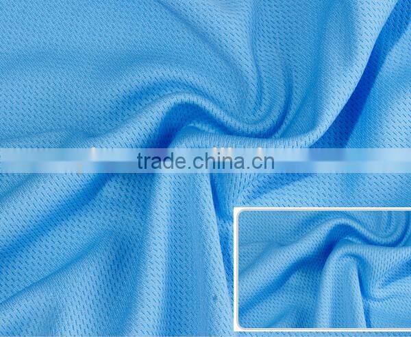 Factory OEM polyester coolpass dry fit micro mesh fabric textile function sports textile