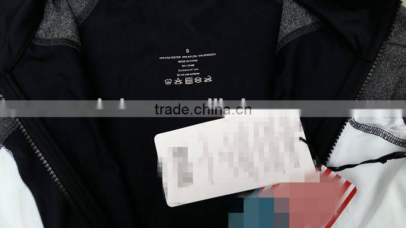 Factory price professional Ladies woven sport jacket stocklot garments