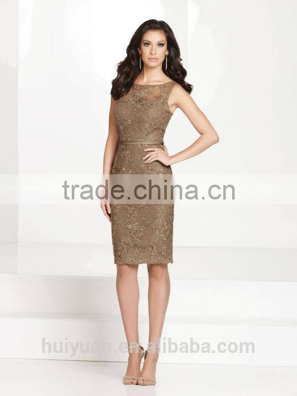 new fashion knee length off shoulder lace latin dress