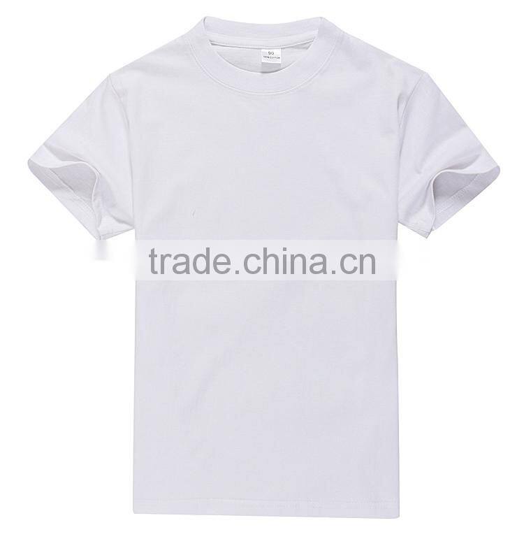 2015 Wholesale 170GSM 100% cotton blank kids t shirts with high quality