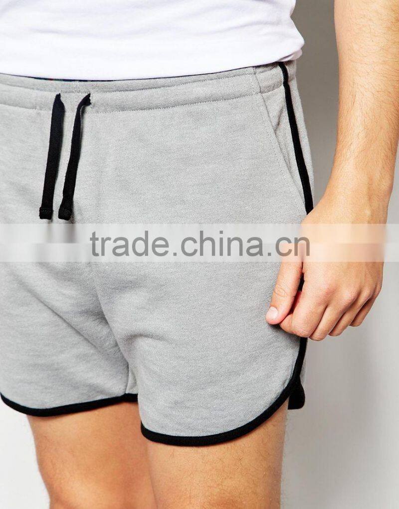 custom sportwear half pants jersey shorts in short length with piping