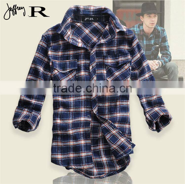 2015 china new design fashion mens military style shirt