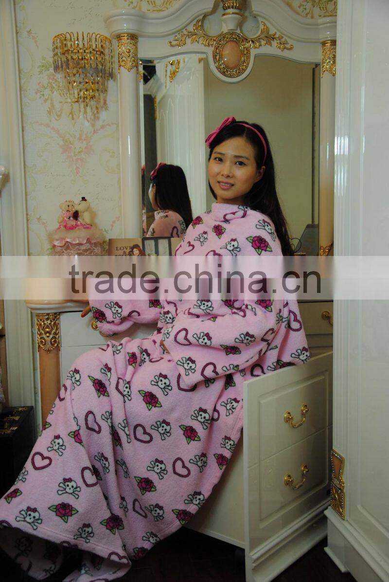 Beautiful pocket blanket