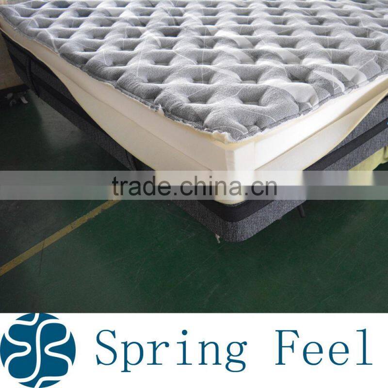 Bamboo Euro top spring mattress for bed room furnitures