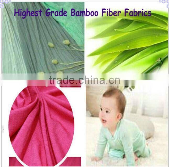 Double knitting fabric Bamboo fiber fabric in stock