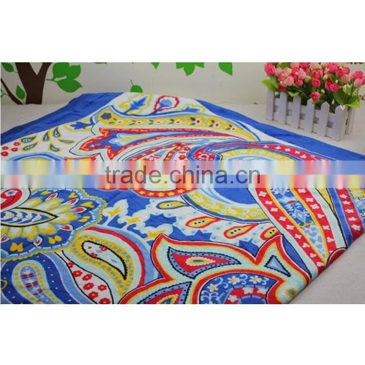 100% cottonreactive printed beach towel backpack chair covers