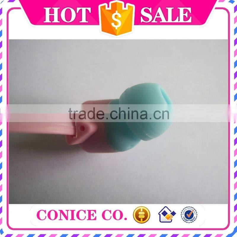 super bass stereo 3.5mm metal jack flat cable wired silicone plug in-ear earbuds earphone