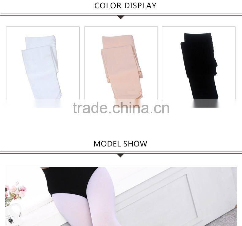 Flexible ballet tights full footed dance tights kids stockings pantyhose tights