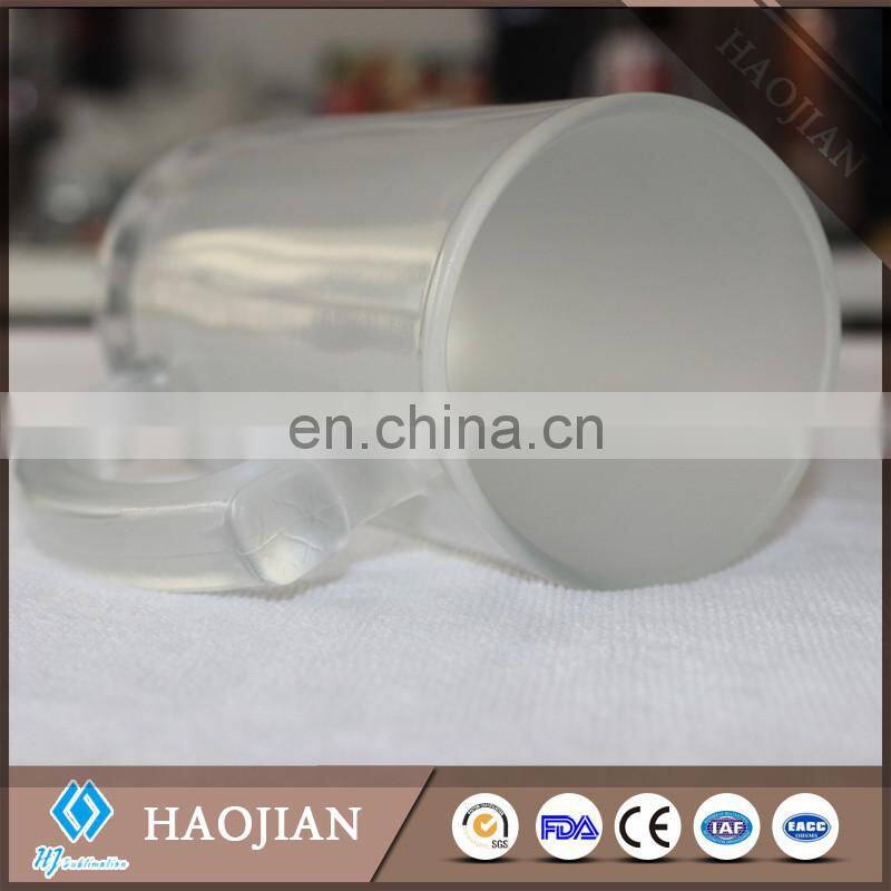 16oz sublimation coating but inner etching glass beer steins