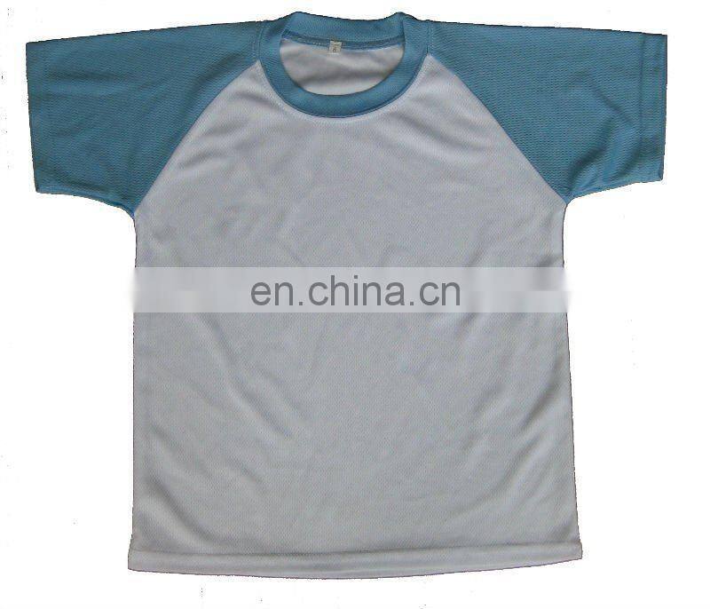 plain sublimation polyester t-shirt 100% white polyester t-shirt