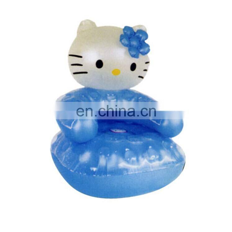 ICTI Approved Material Comply with ASTM standard and EN 71 Cartoon Winnie air bed inflatable bed sofa