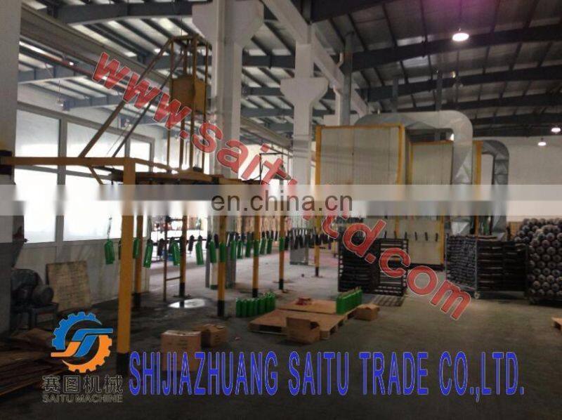 SAITU company powder painting machine for extinguisher cylinder production