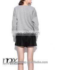 2014 spring&autumn splice europe&america long sleeve vintage style women sweater