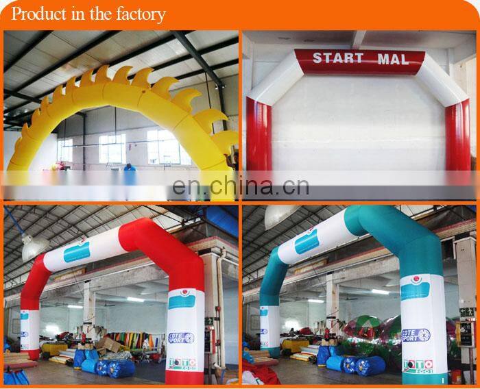 HI-CE new design waterproof Pvc inflatable arch, inflatable round shape archway
