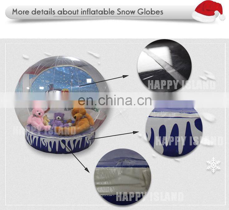 HI giant inflatable snow globe,halloween snow globe,inflatable snow globe tent