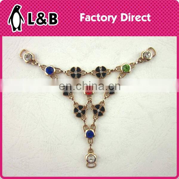 black/white rhinestone shoes accessories rhinestone shoe flower shoe accessories