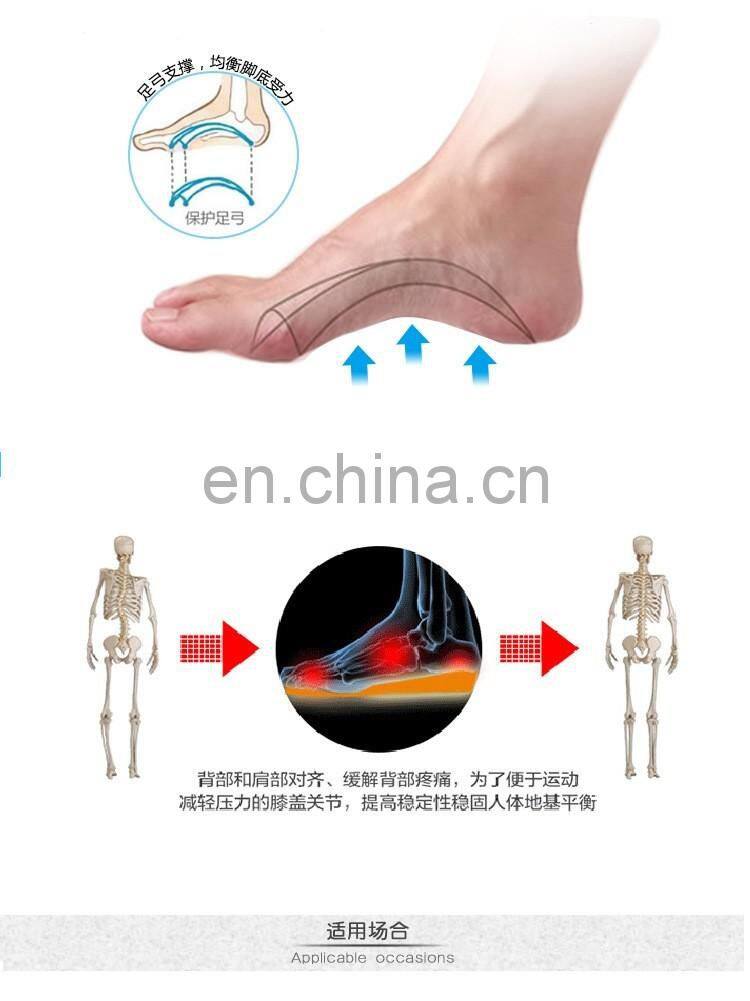 Medical Flat feet foot care pain relief Insole pad plantar fasciitis arch support cushion#JZ001