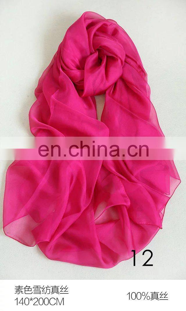 instant hijab white silk scarf for painting pure silk scarf