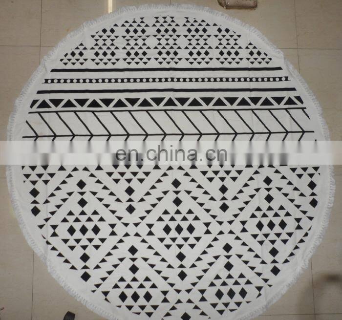 round pareo beach mandala