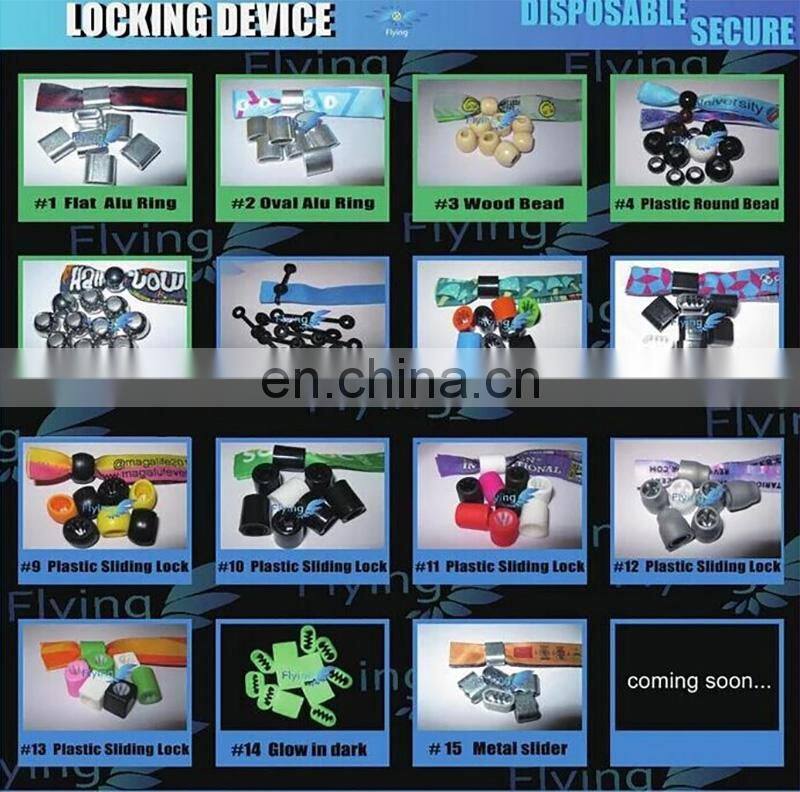 10mm 15mm 20mm cheap custom sublimation printed logo fabric wristbands for music events